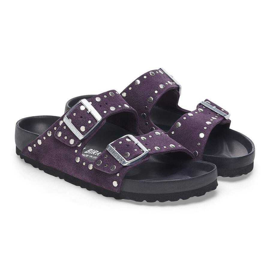 Arizona Rivet Suede Leather - Acai