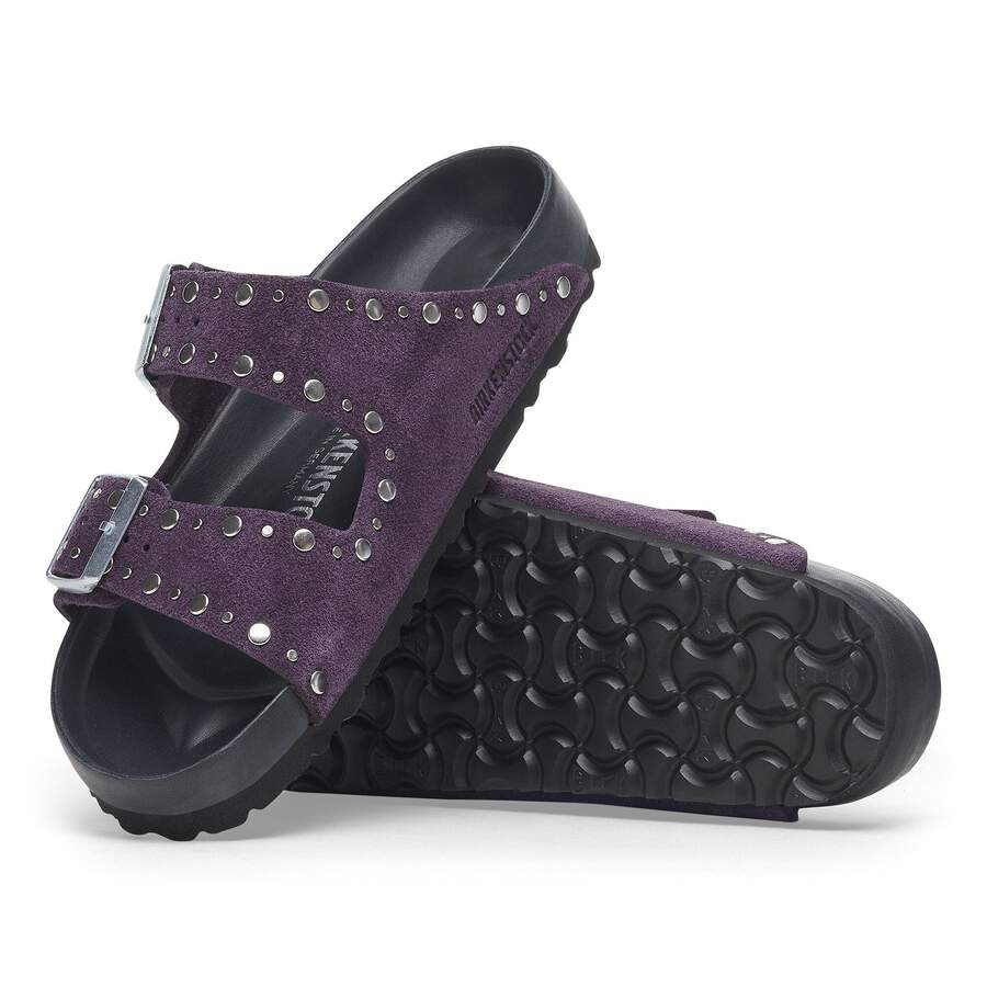 Arizona Rivet Suede Leather - Acai