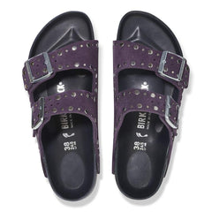 Arizona Rivet Suede Leather - Acai