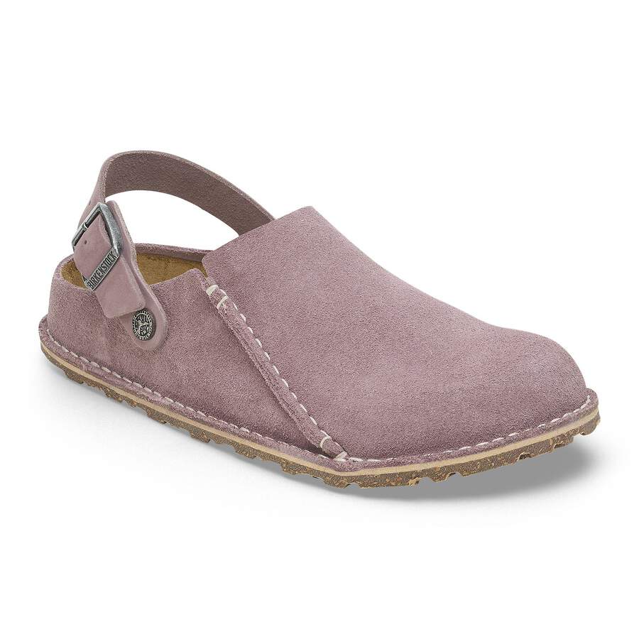 Lutry Premium Suede Leather - Faded Purple