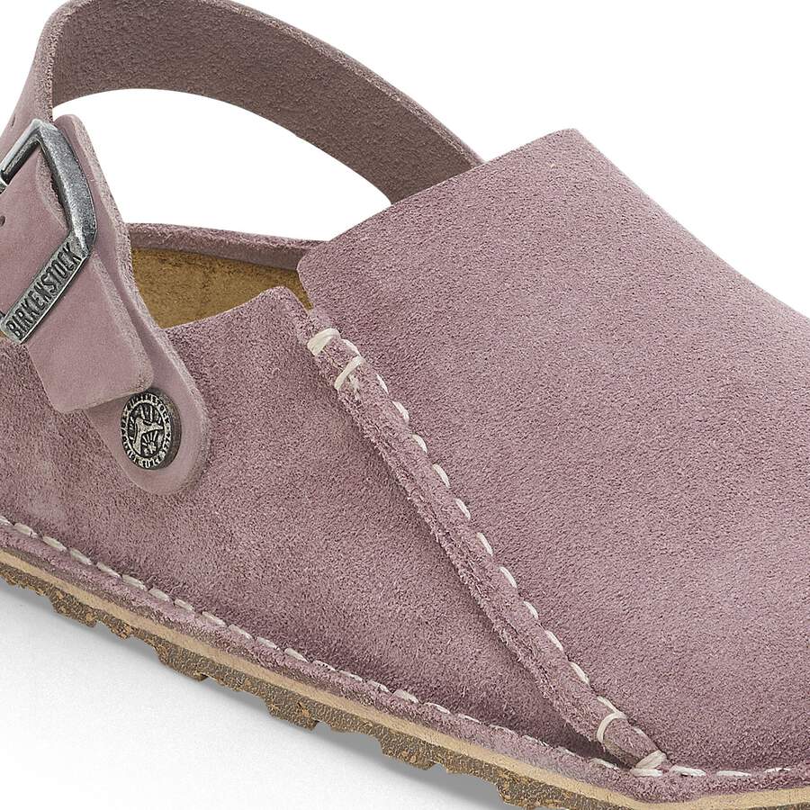 Lutry Premium Suede Leather - Faded Purple
