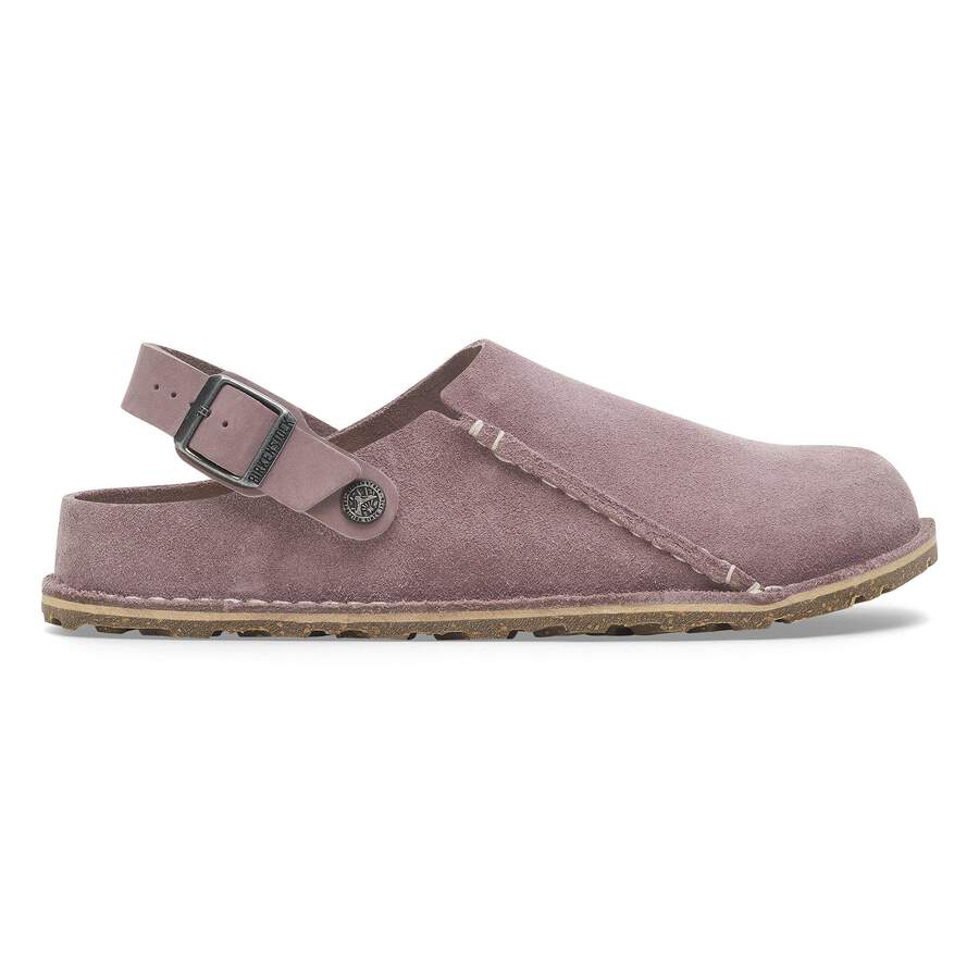 Lutry Premium Suede Leather - Faded Purple