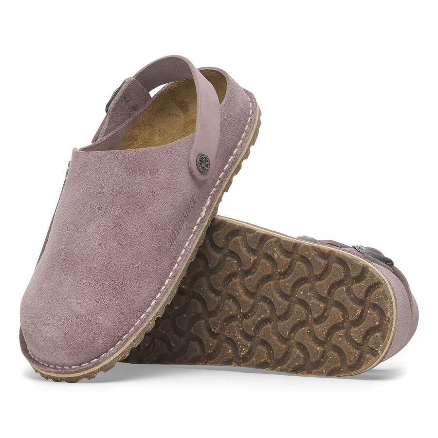 Lutry Premium Suede Leather - Faded Purple