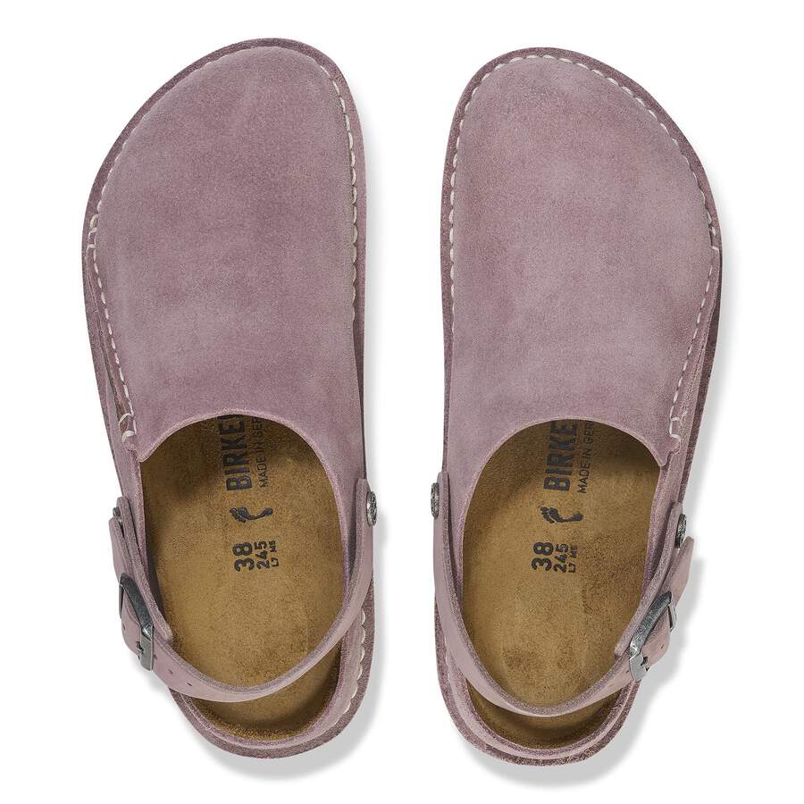 Lutry Premium Suede Leather - Faded Purple