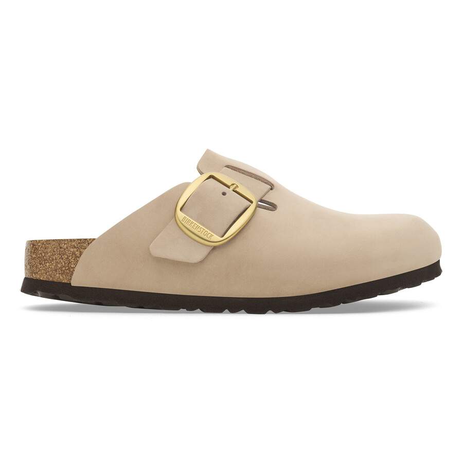 Boston Big Buckle Nubuck Leather - Sandcastle