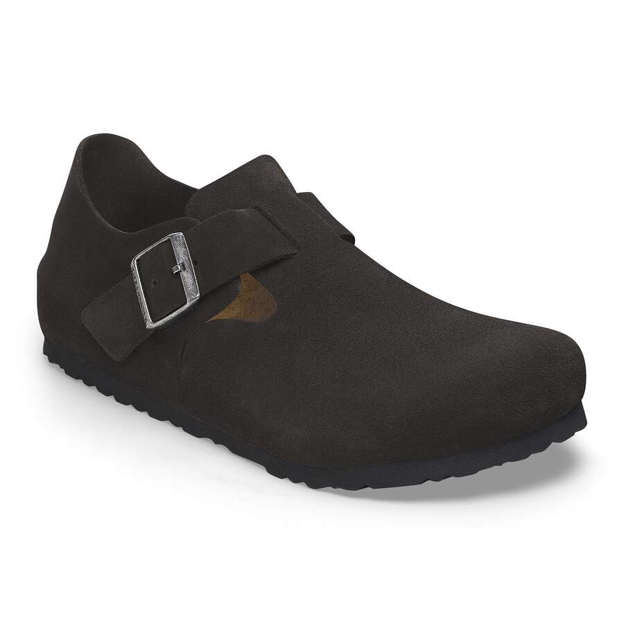 London Suede Leather - Black