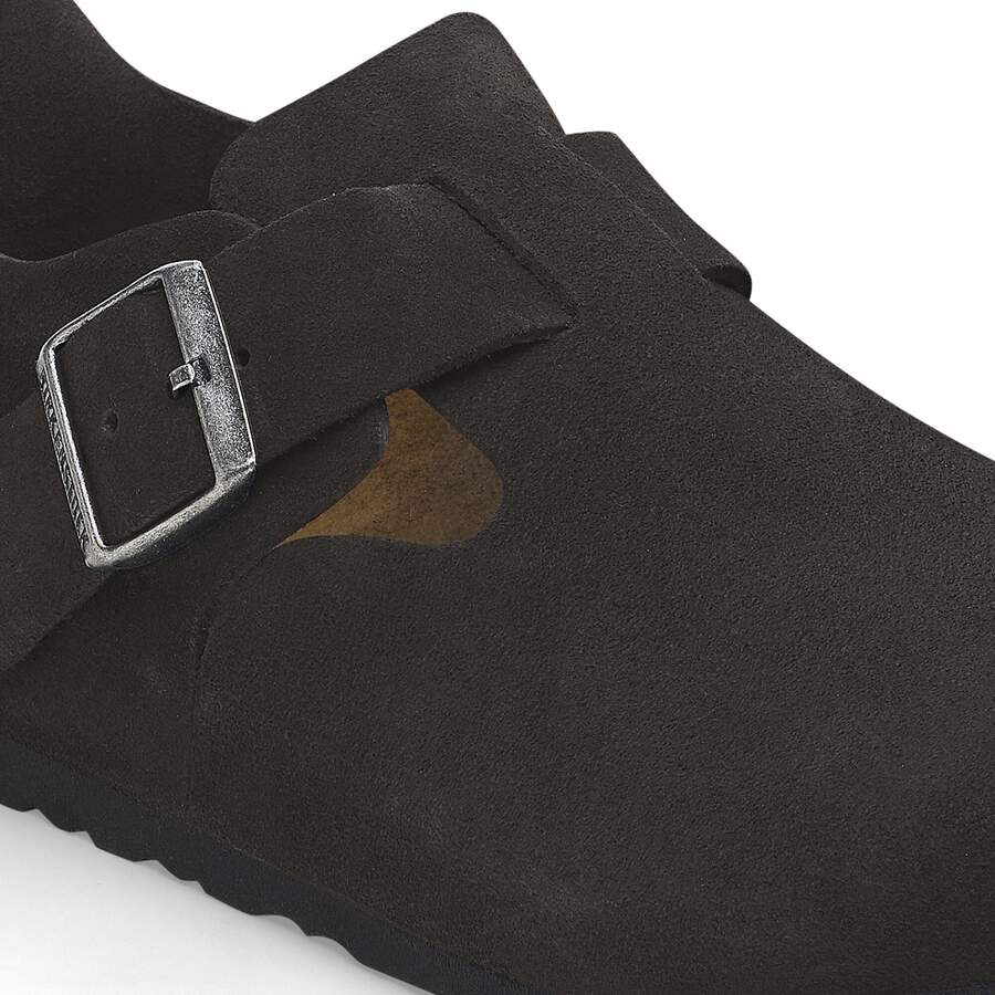 London Suede Leather - Black