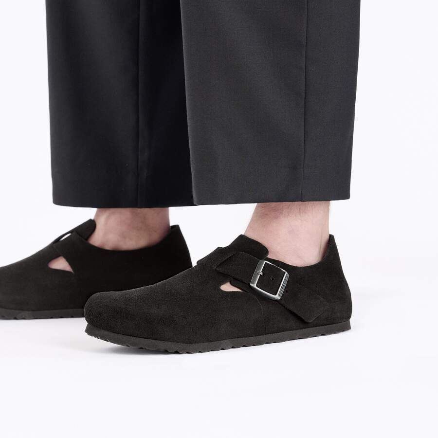 London Suede Leather - Black