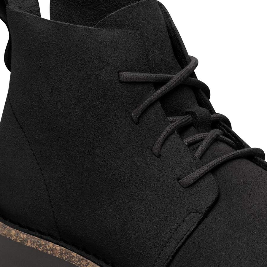 Uppsala Mid Suede Leather - Black
