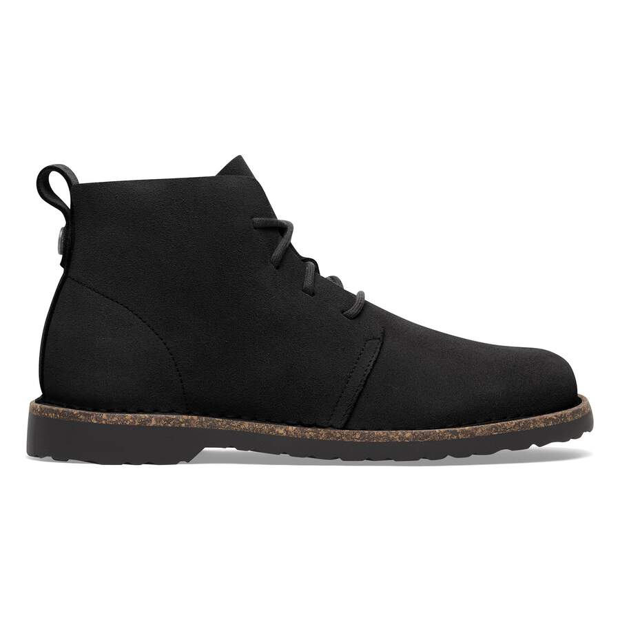 Uppsala Mid Suede Leather - Black