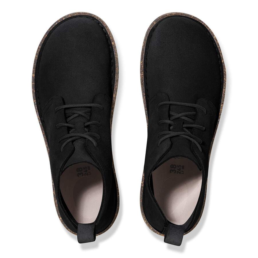 Uppsala Mid Suede Leather - Black