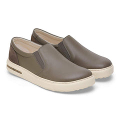Oswego Mixed Leather - Concrete Gray