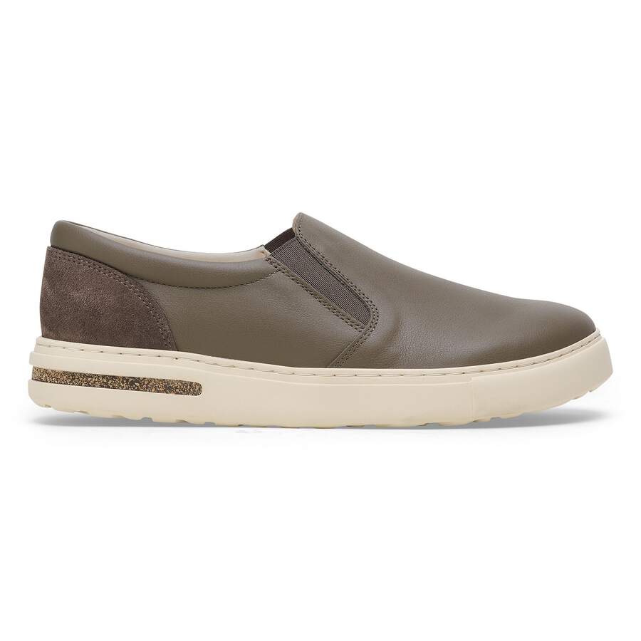 Oswego Mixed Leather - Concrete Gray