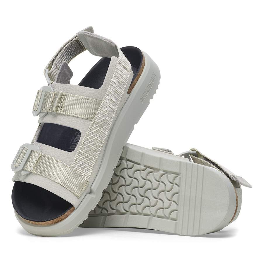 Shinjuku Natural Leather/Textile - Mineral Gray
