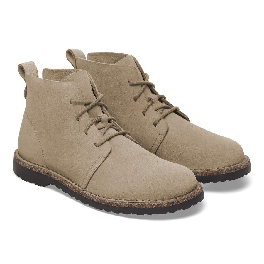 Uppsala Mid Suede Leather - Taupe