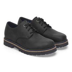 Highwood Lace Low Natural Leather - Black