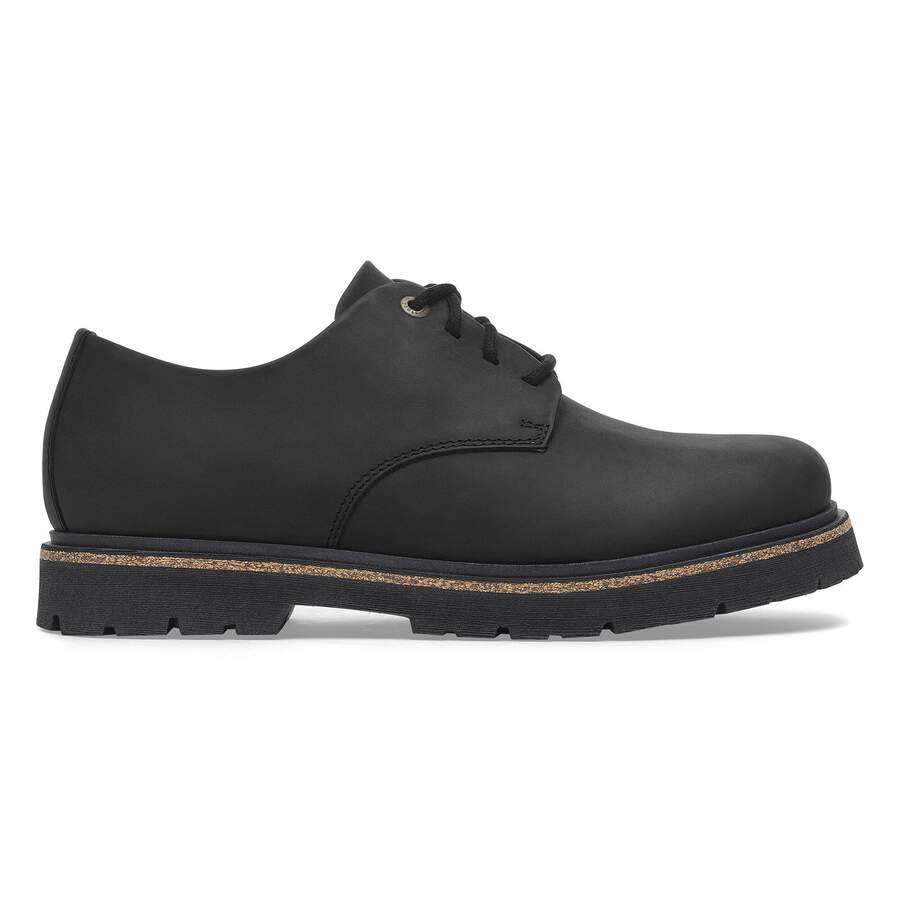 Highwood Lace Low Natural Leather - Black