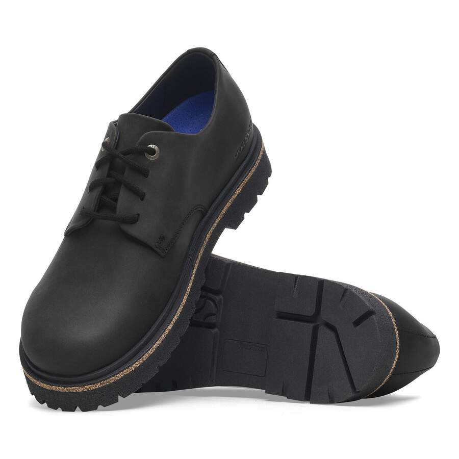 Highwood Lace Low Natural Leather - Black