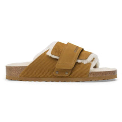 Kyoto Shearling Suede Leather/Fur - Corduroy Cork Brown