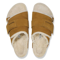 Kyoto Shearling Suede Leather/Fur - Corduroy Cork Brown