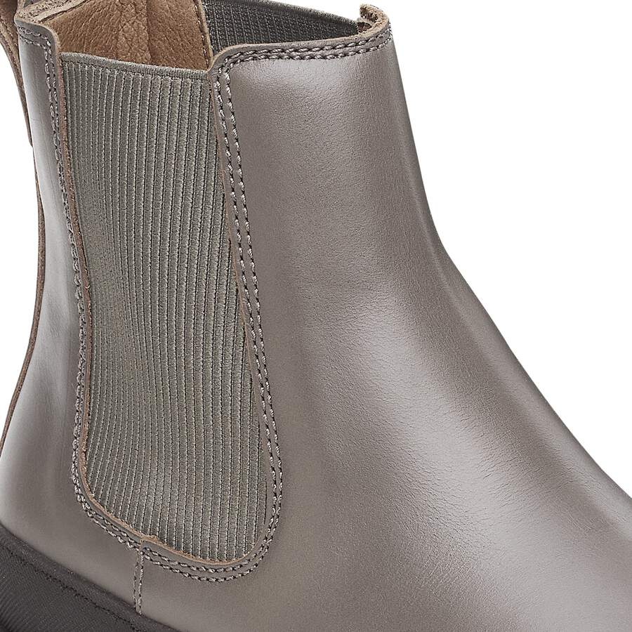 Prescott Slip On Women Waxy Leather - Concrete Gray
