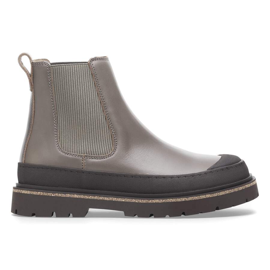 Prescott Slip On Women Waxy Leather - Concrete Gray