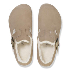 London Shearling Suede Leather - Taupe