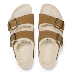 Arizona Shearling Suede Leather/Fur - Corduroy Cork Brown