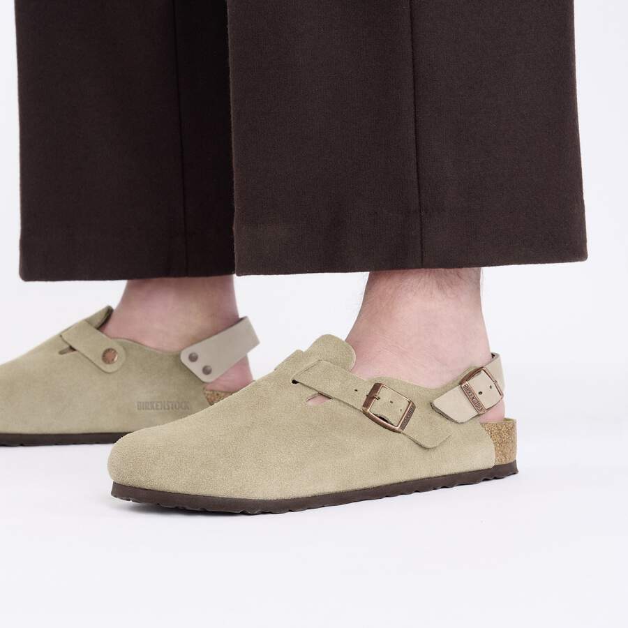 Tokio Suede Leather - Taupe