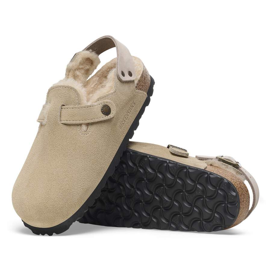Tokio Shearling Suede Leather - Taupe
