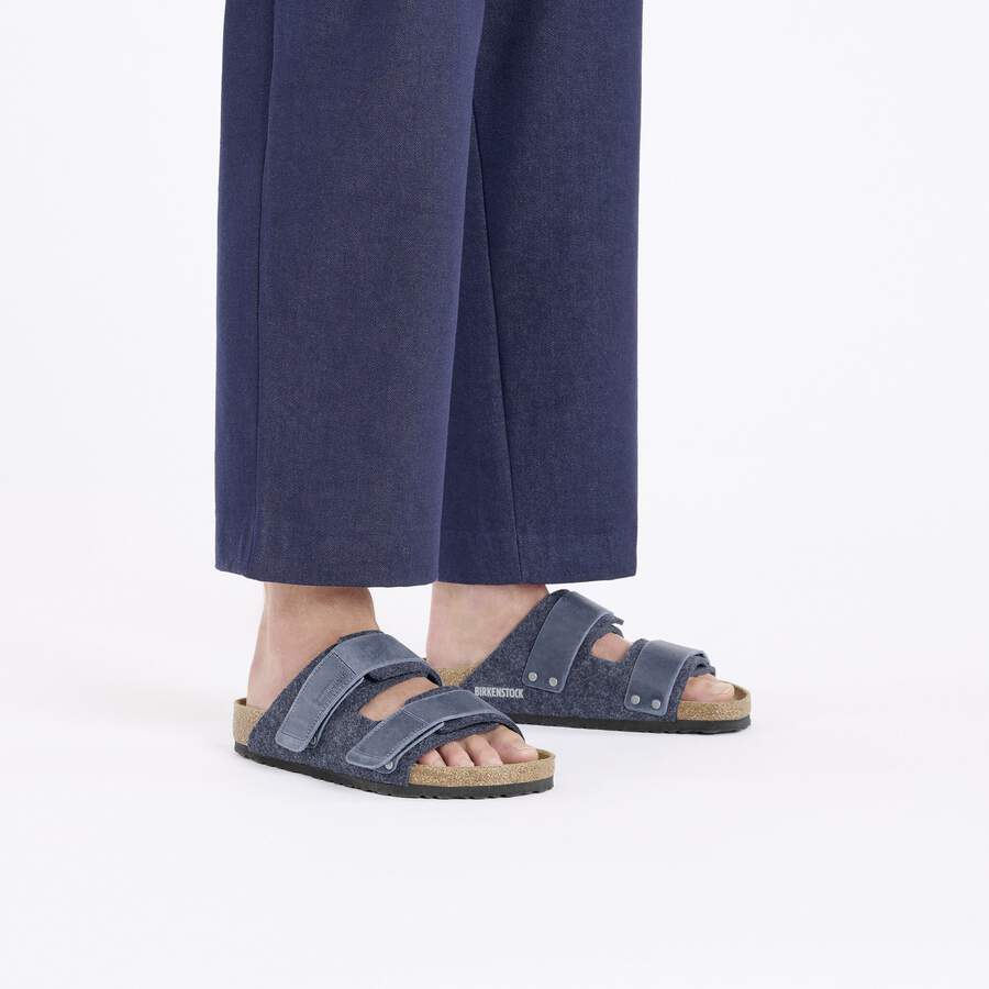 Uji Leather/Textile/Felt - Midnight Blue