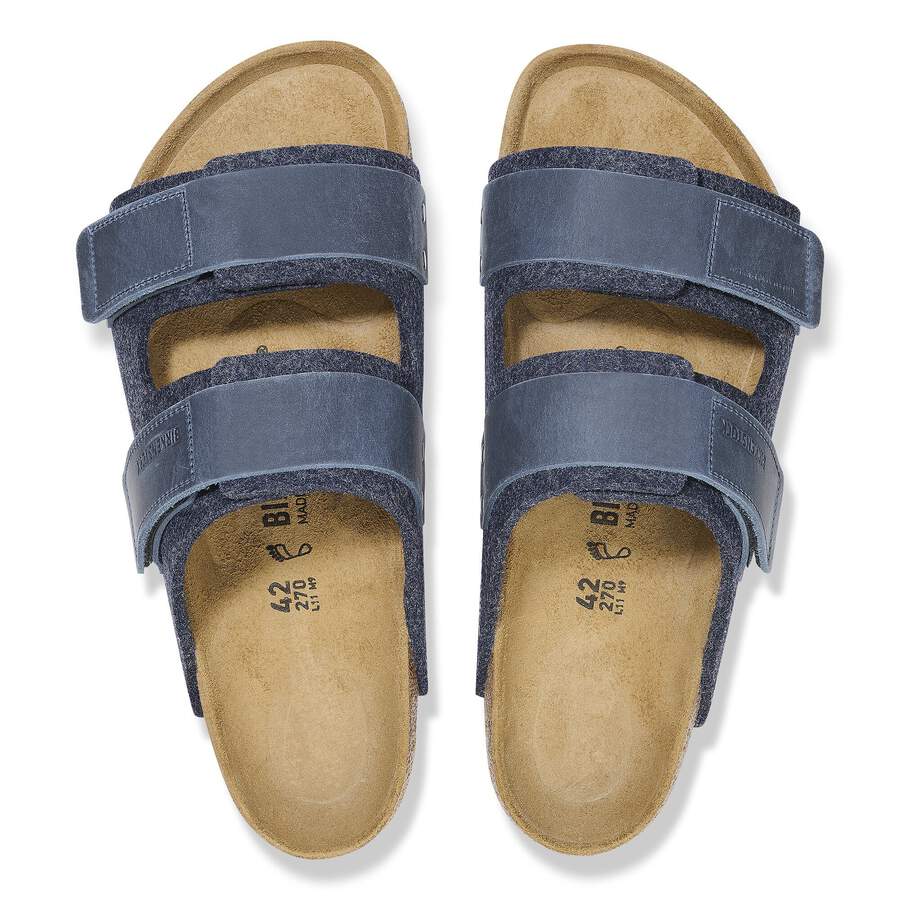 Uji Leather/Textile/Felt - Midnight Blue