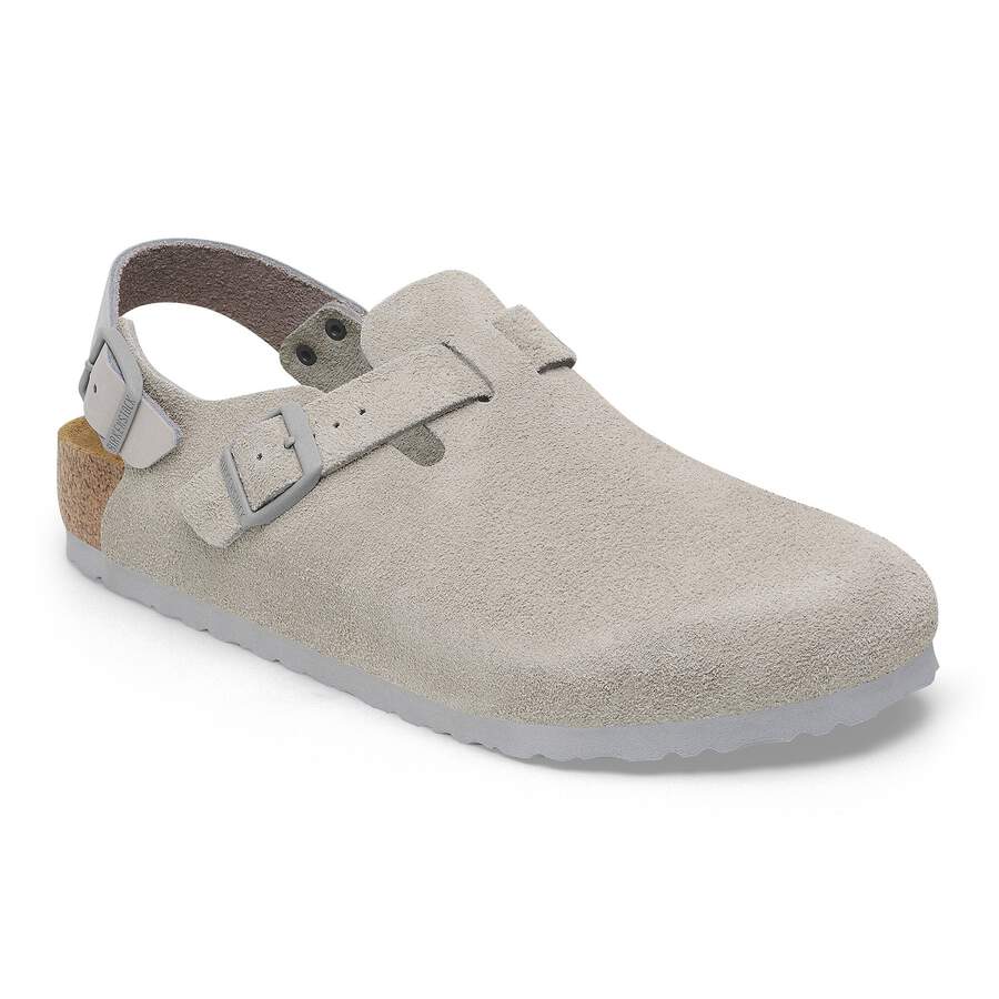 Tokio Suede Leather - Stone Coin