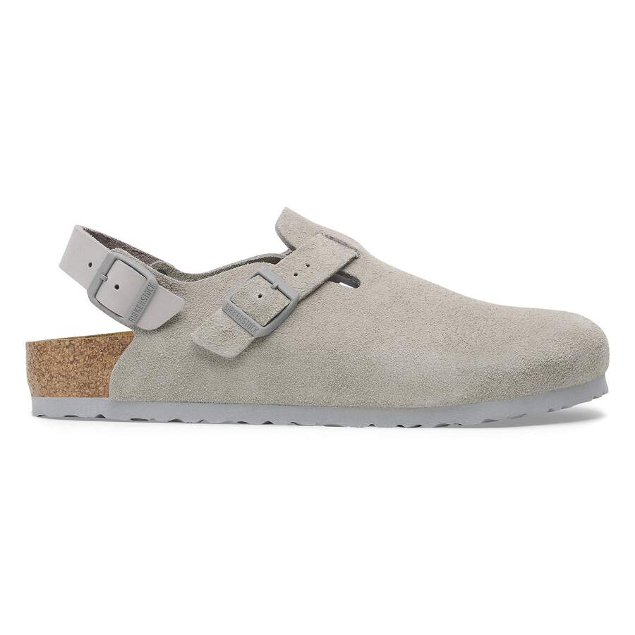 Tokio Suede Leather - Stone Coin