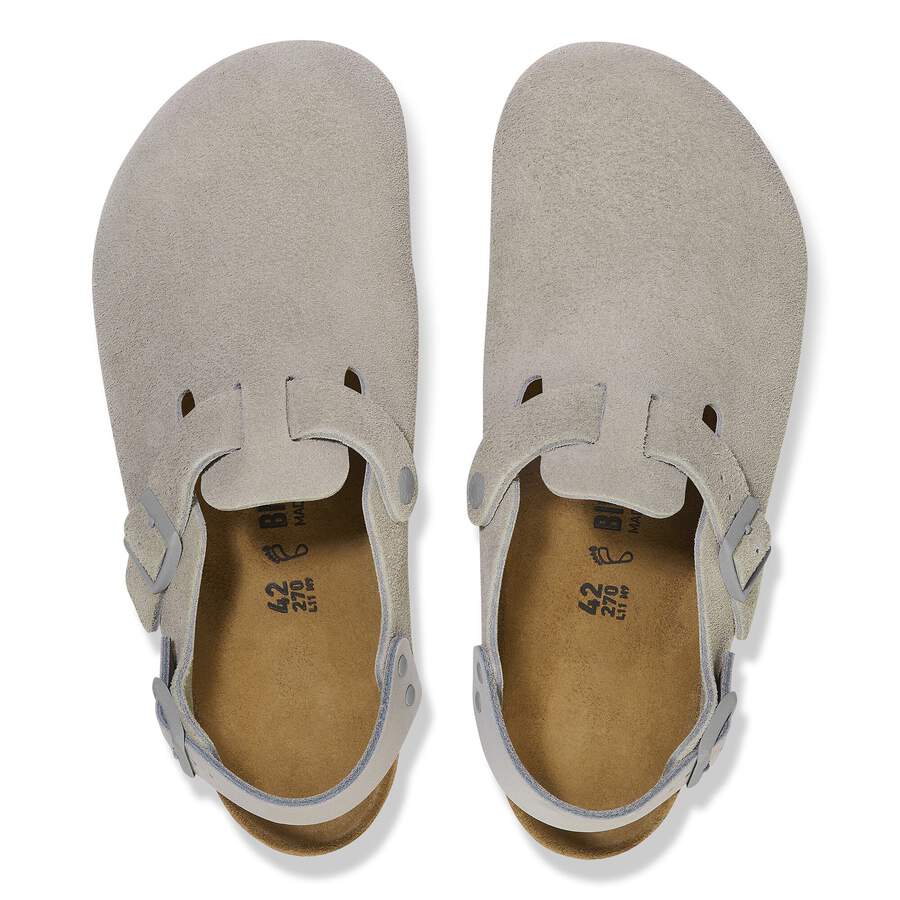 Tokio Suede Leather - Stone Coin