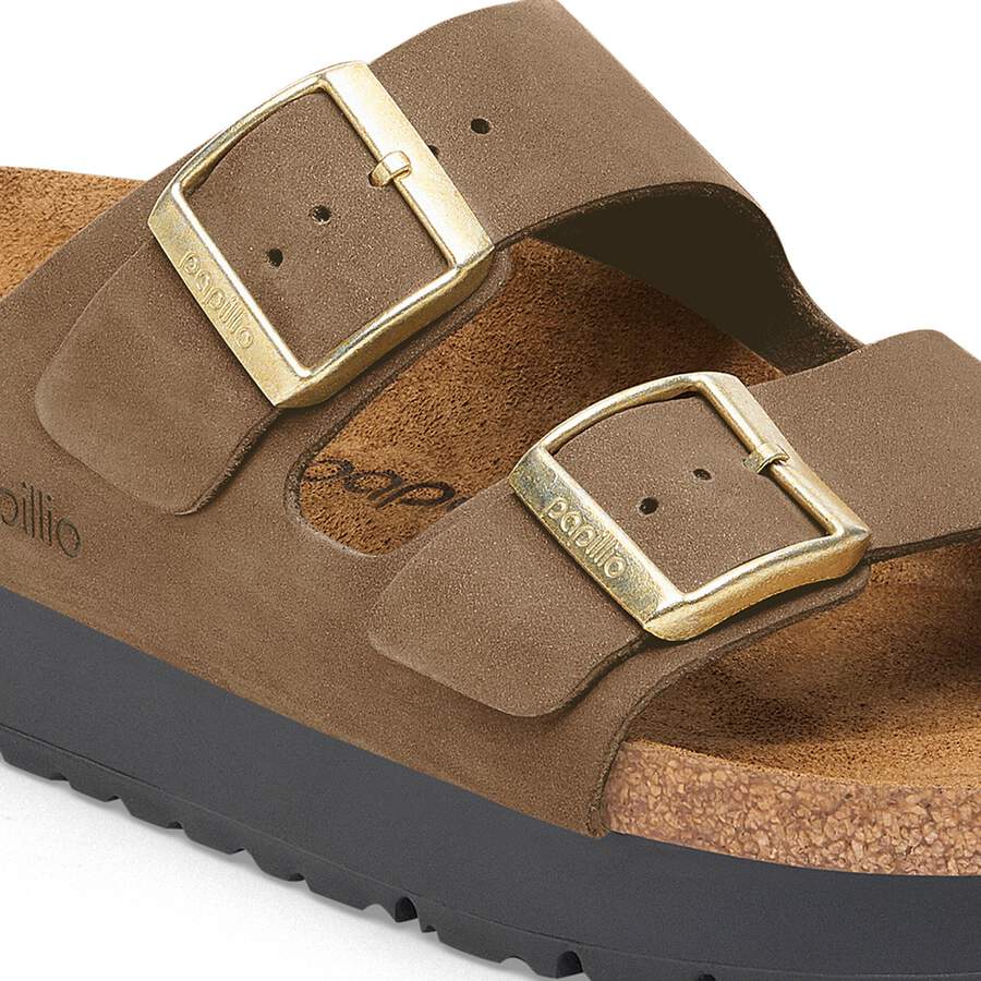Arizona PAP Flex Platform Nubuck Leather - Dark Tea