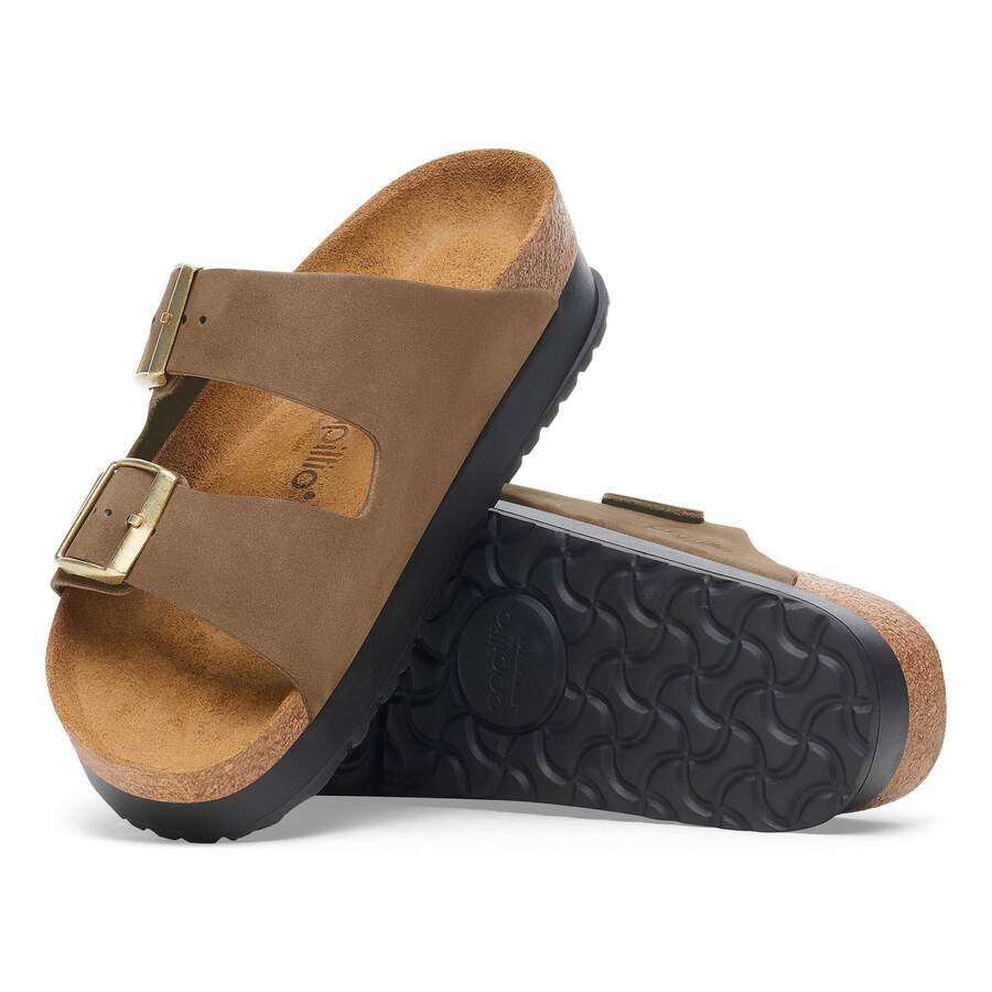 Arizona PAP Flex Platform Nubuck Leather - Dark Tea