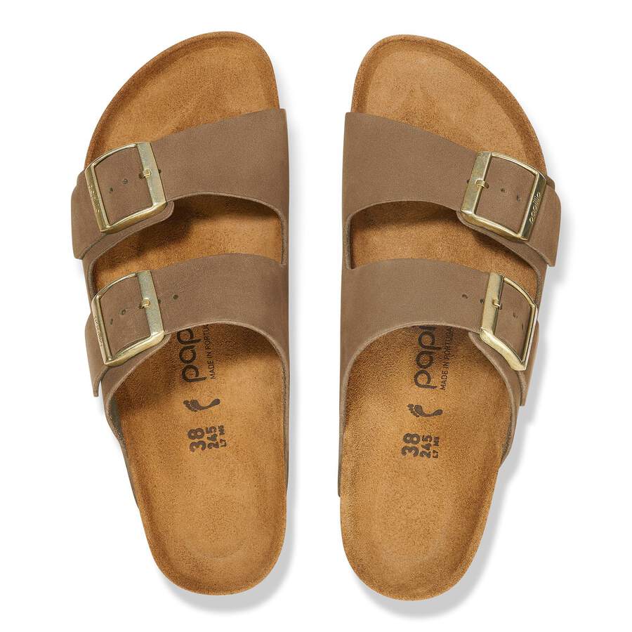 Arizona PAP Flex Platform Nubuck Leather - Dark Tea
