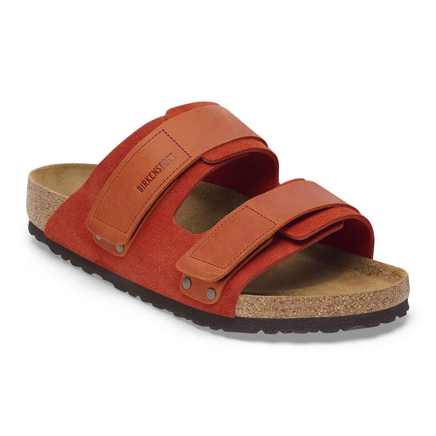 Uji Nubuck Leather/Suede - Rust Brown