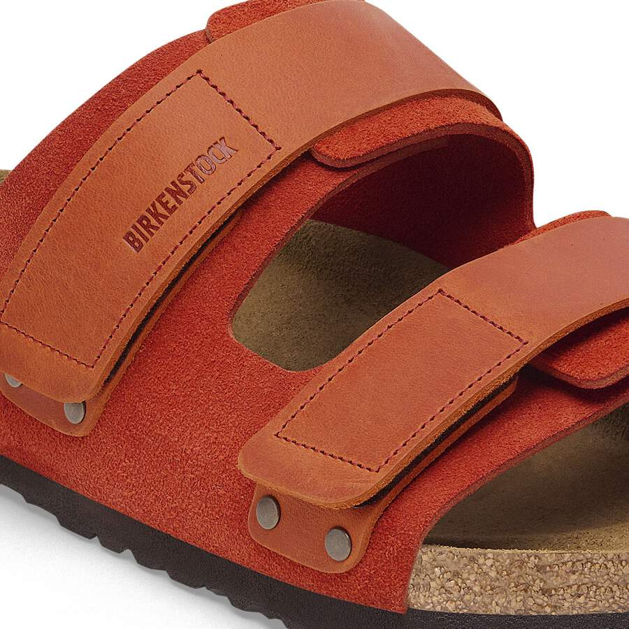 Uji Nubuck Leather/Suede - Rust Brown