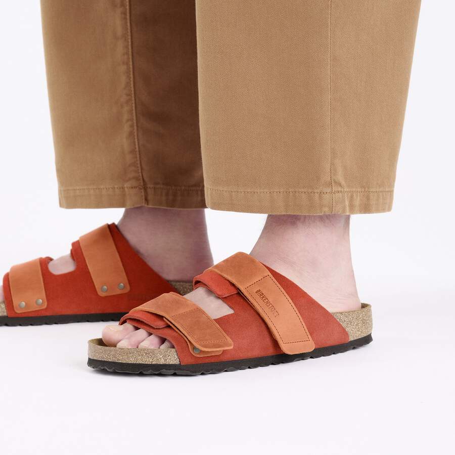 Uji Nubuck Leather/Suede - Rust Brown
