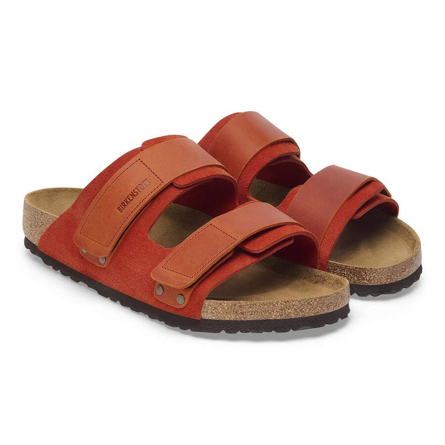 Uji Nubuck Leather/Suede - Rust Brown