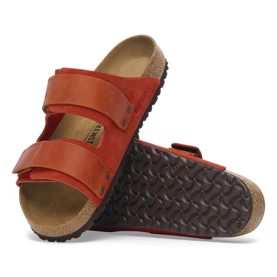 Uji Nubuck Leather/Suede - Rust Brown