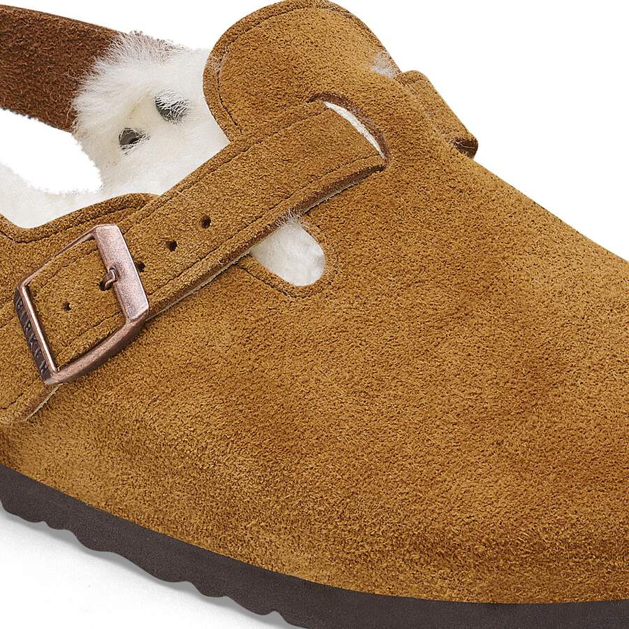 Tokio Shearling Suede Leather - Mink