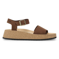 Glenda Nubuck Leather - Dark Tea