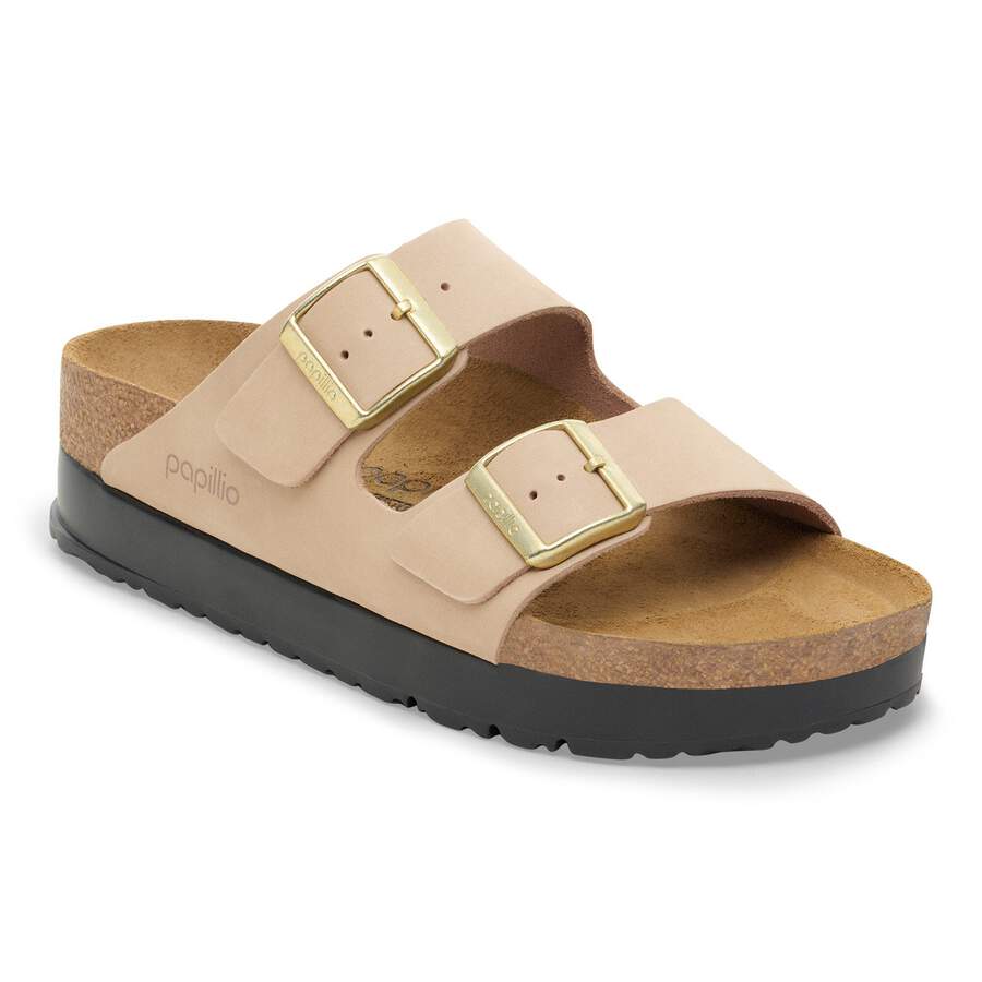 Arizona PAP Flex Platform Nubuck Leather - Sandcastle