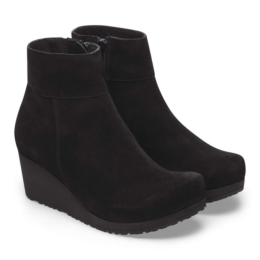 Ebba Suede Leather - Black/Black