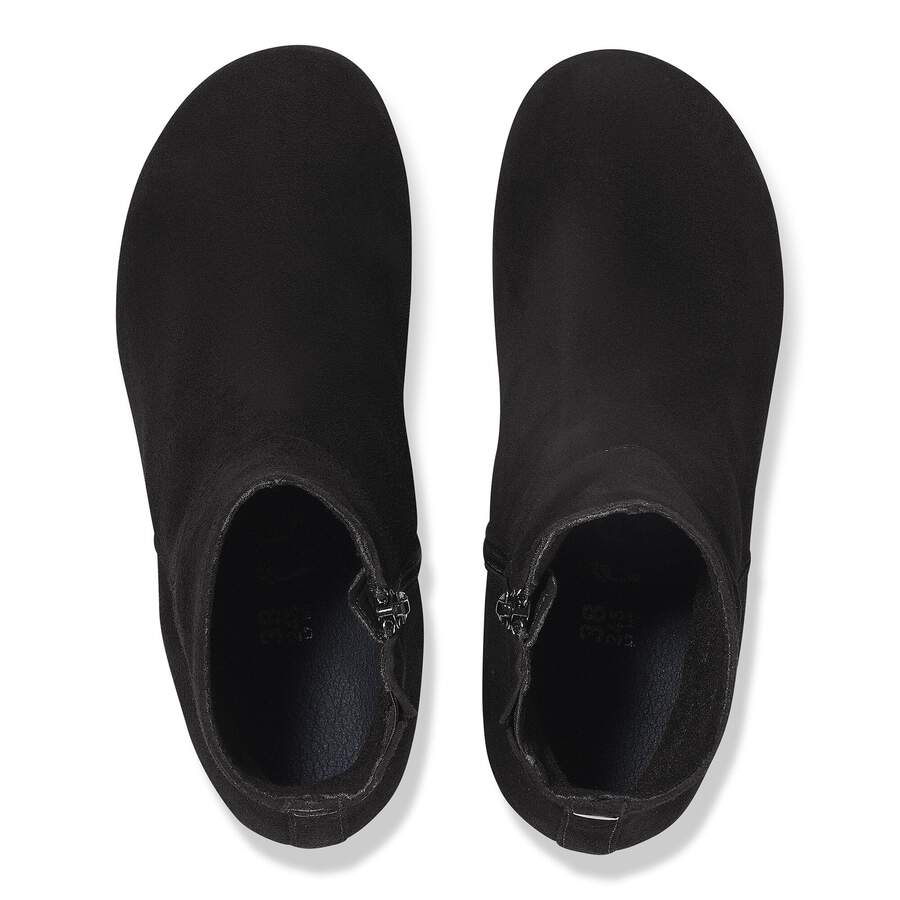 Ebba Suede Leather - Black/Black