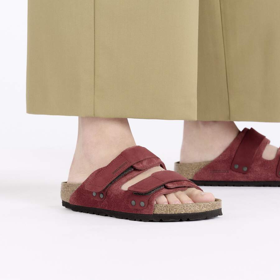 Uji Nubuck Leather/Suede - Zinfandel