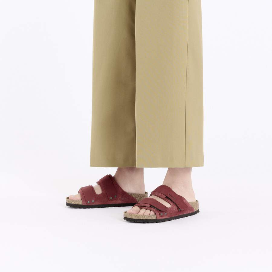 Uji Nubuck Leather/Suede - Zinfandel